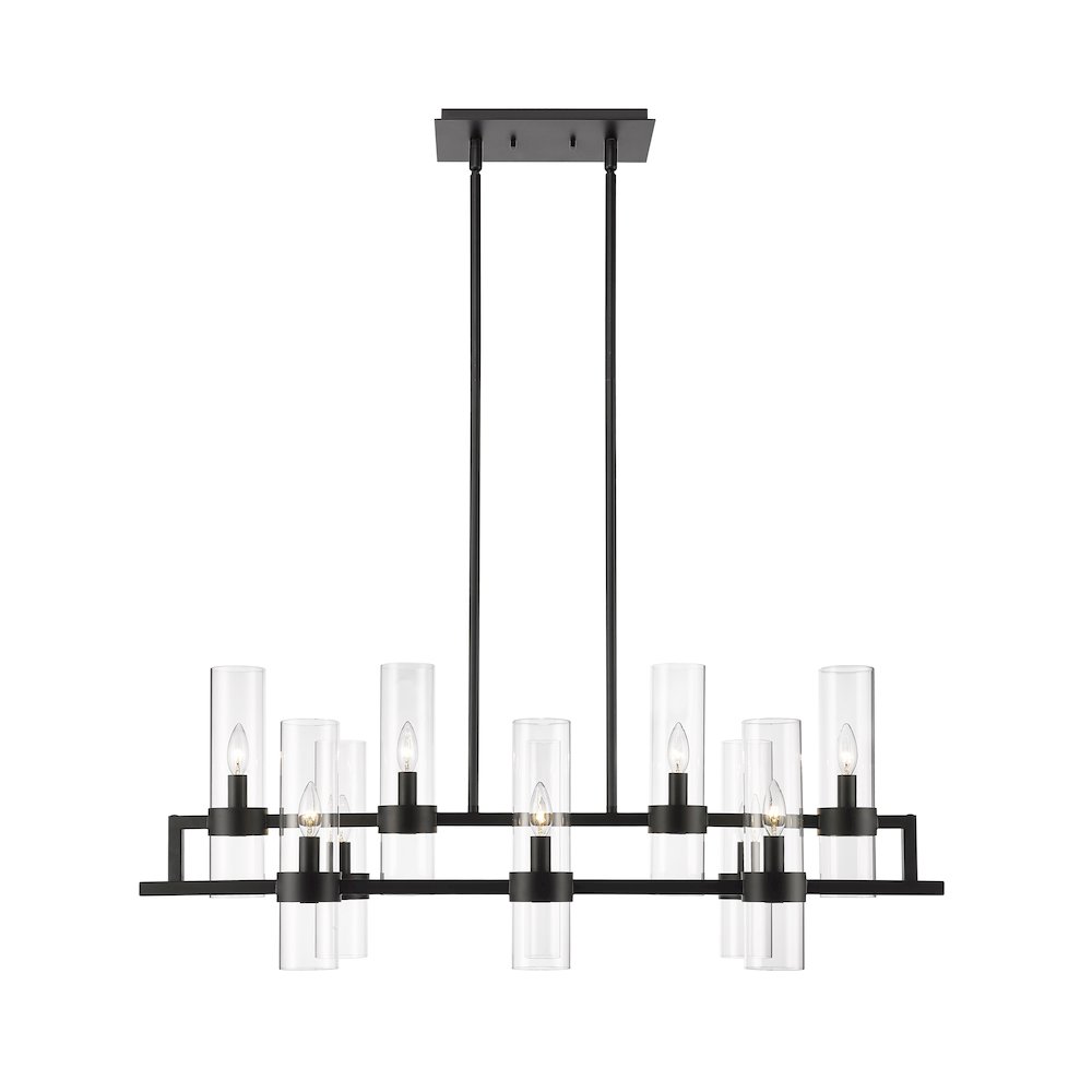 Z-Lite 10 Light Linear Chandelier. Picture 2