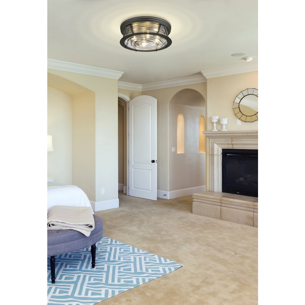 Z-Lite 4 Light Flush Mount. Picture 6