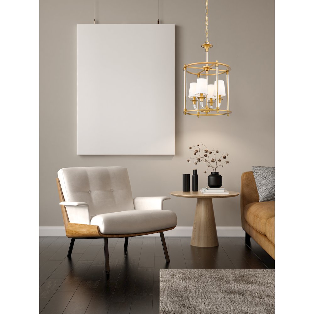 Z-Lite 4 Light Chandelier. Picture 7