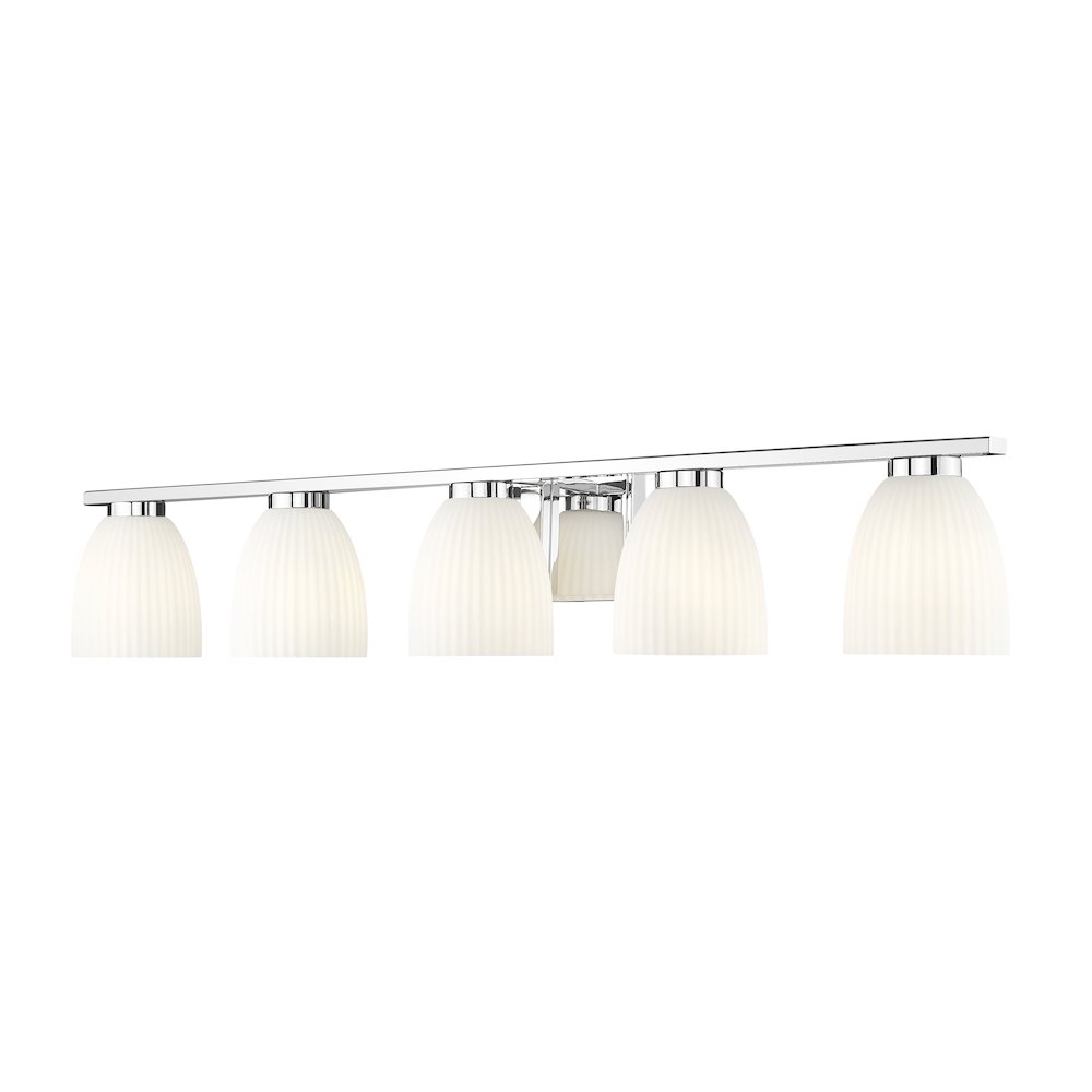 Z-Lite Naya 5 Light Vanity in Chrome color, Steel frame. Picture 1