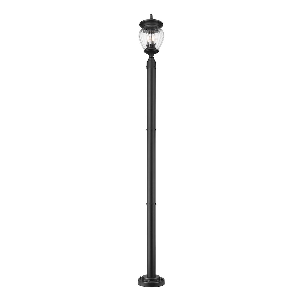 Z-Lite 3 Light Outdoor Post Mounted Fixture. Picture 2