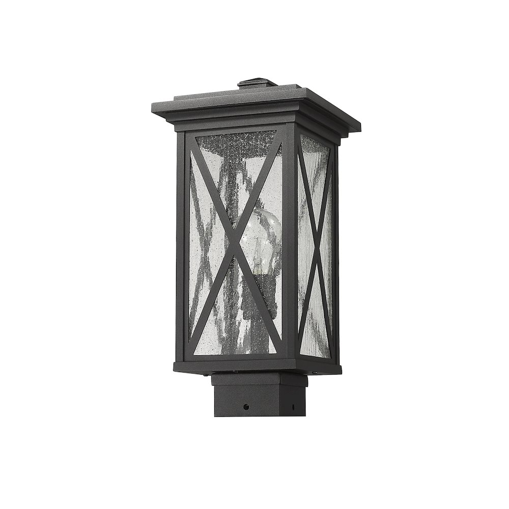 Z-Lite 1 Light Outdoor Post Mount Fixture. Picture 5