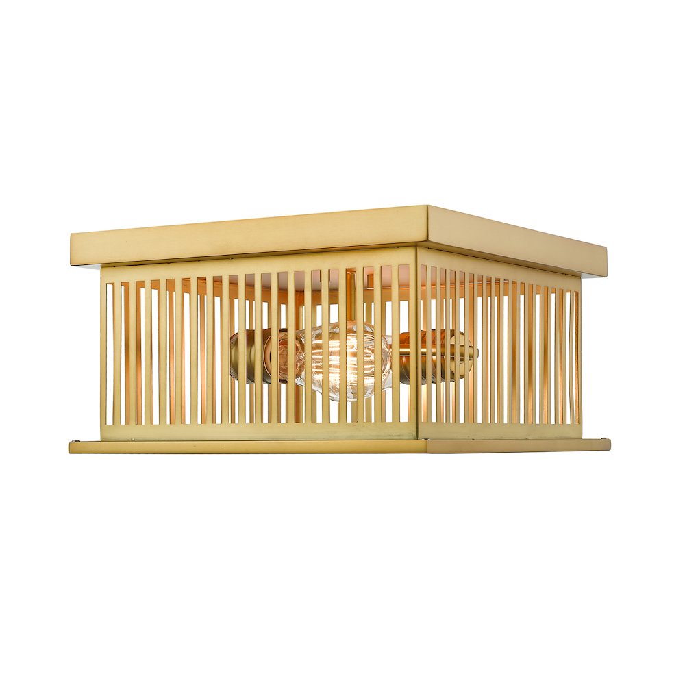 Z-Lite 2 Light Flush Mount. Picture 3