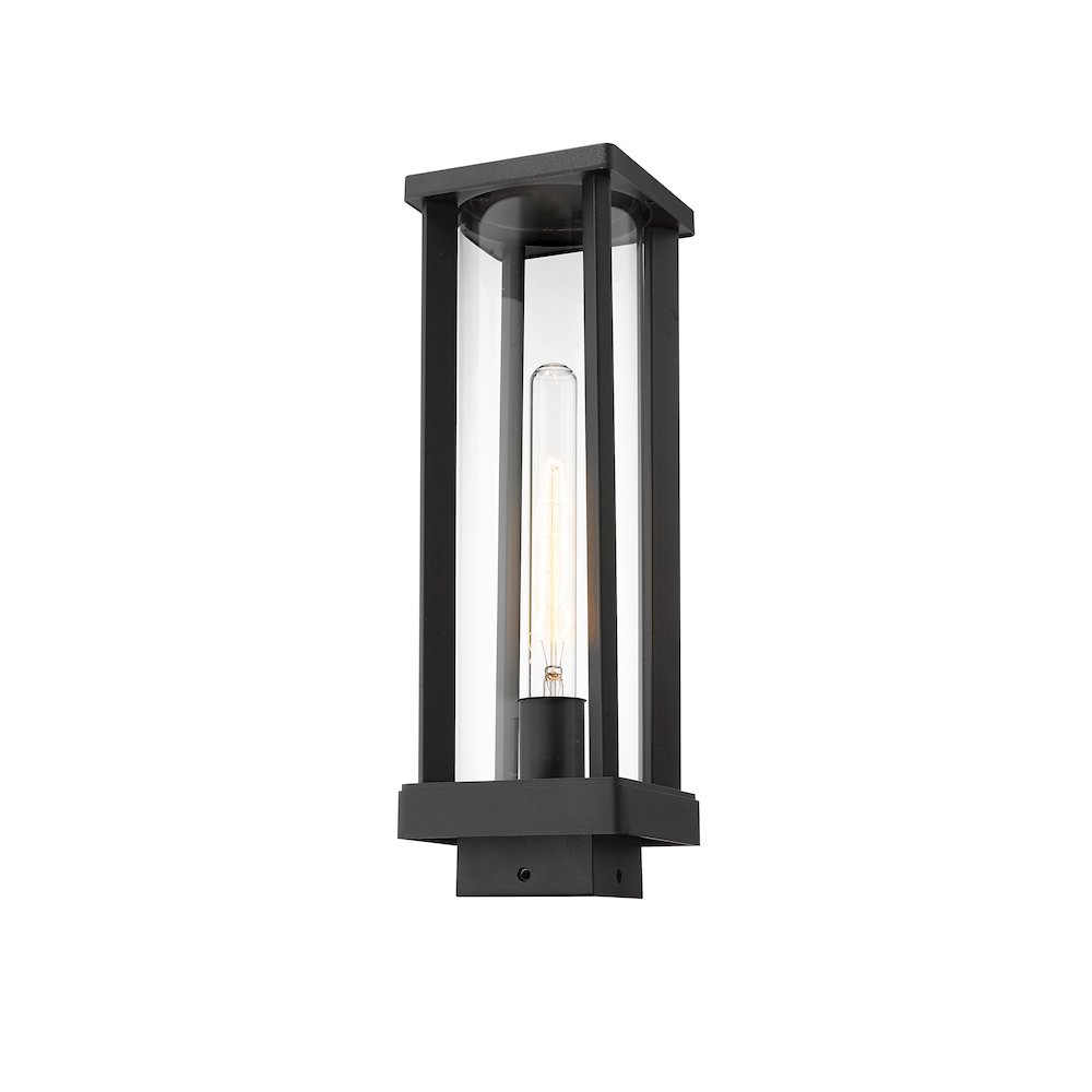 Z-Lite 1 Light Outdoor Post Mount Fixture. Picture 1
