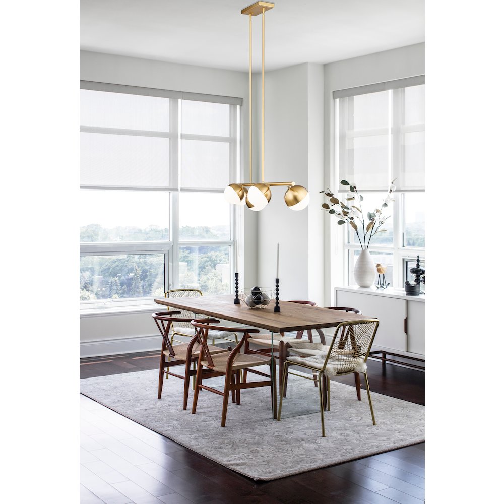 Z-Lite 5 Light Linear Chandelier. Picture 6