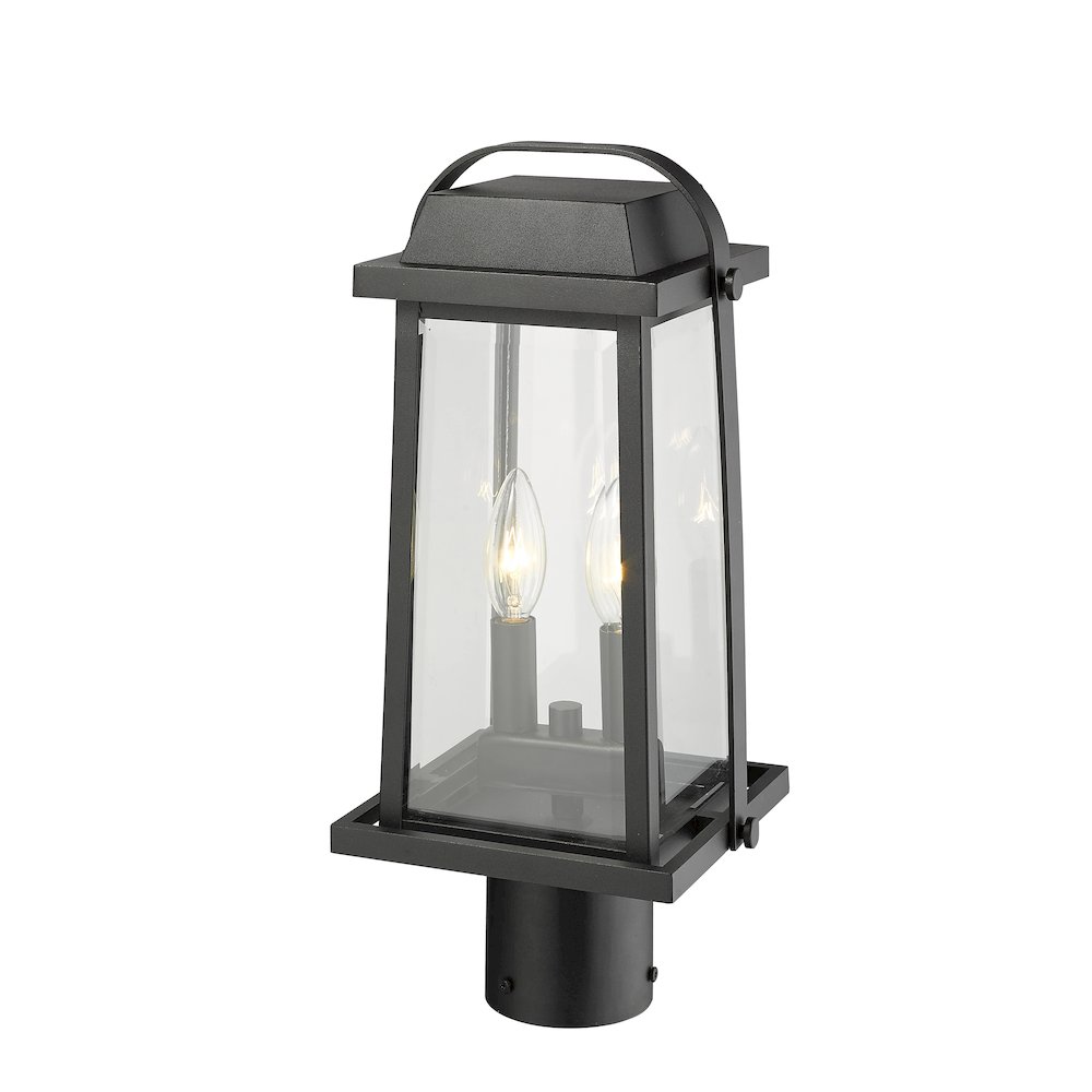 Z-Lite 2 Light Outdoor Post Mount Fixture. Picture 3
