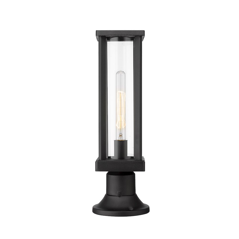 Z-Lite 1 Light Outdoor Pier Mounted Fixture. Picture 2