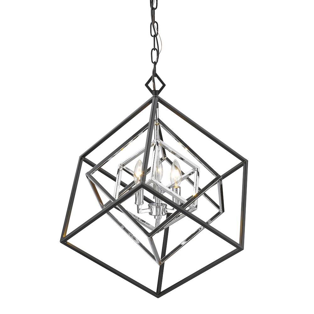 Z-Lite 3 Light Chandelier. Picture 4