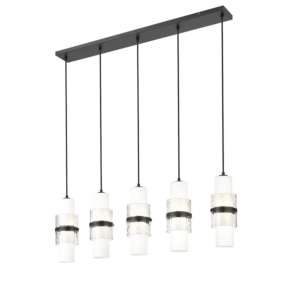 Z-Lite 5 Light Linear Chandelier. Picture 3