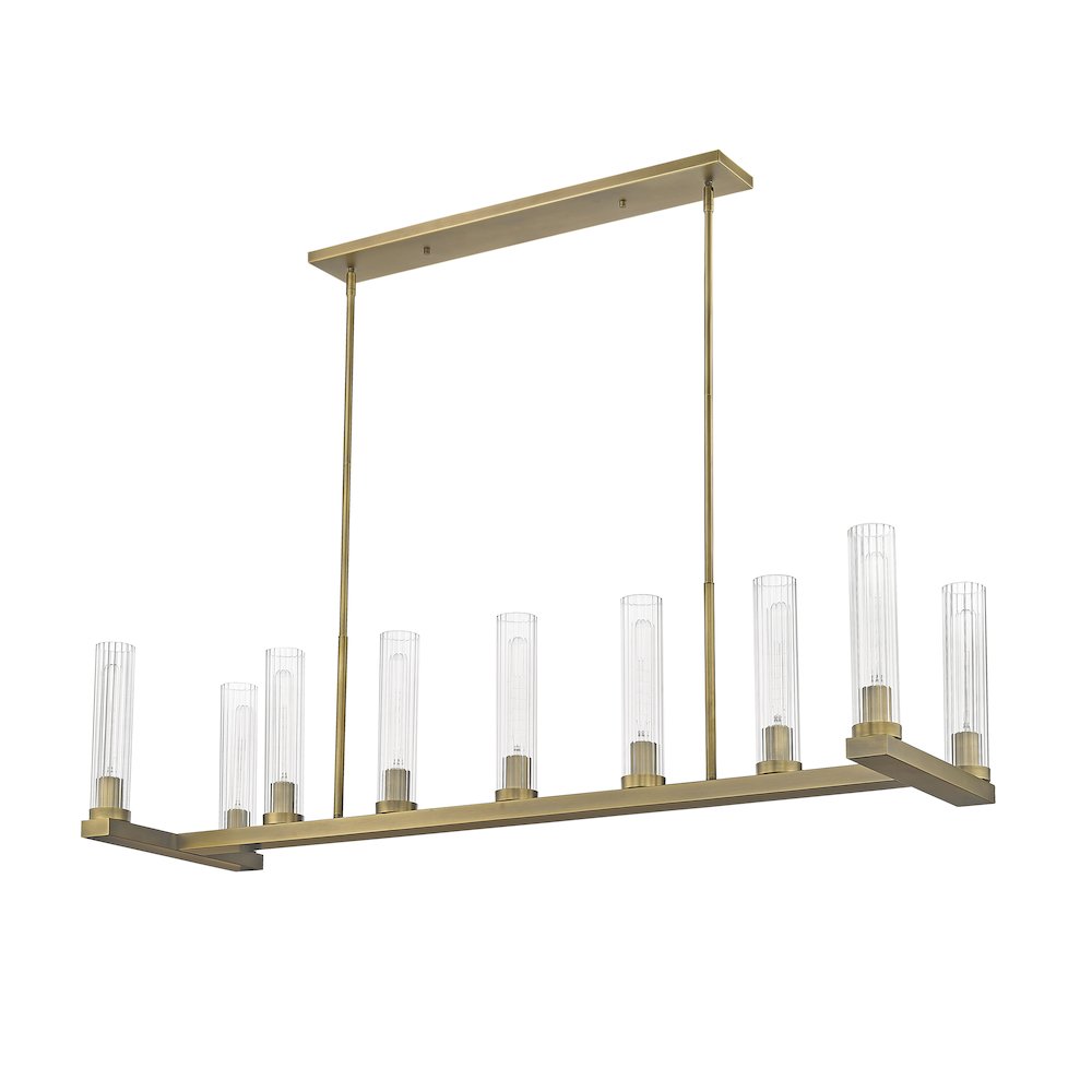 Z-Lite 9 Light Linear Chandelier. Picture 5