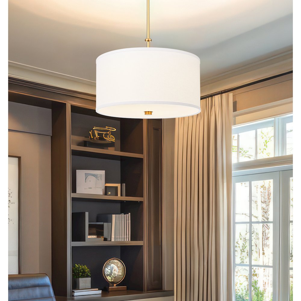 Z-Lite 1 Light Pendant, Modern Gold. Picture 5