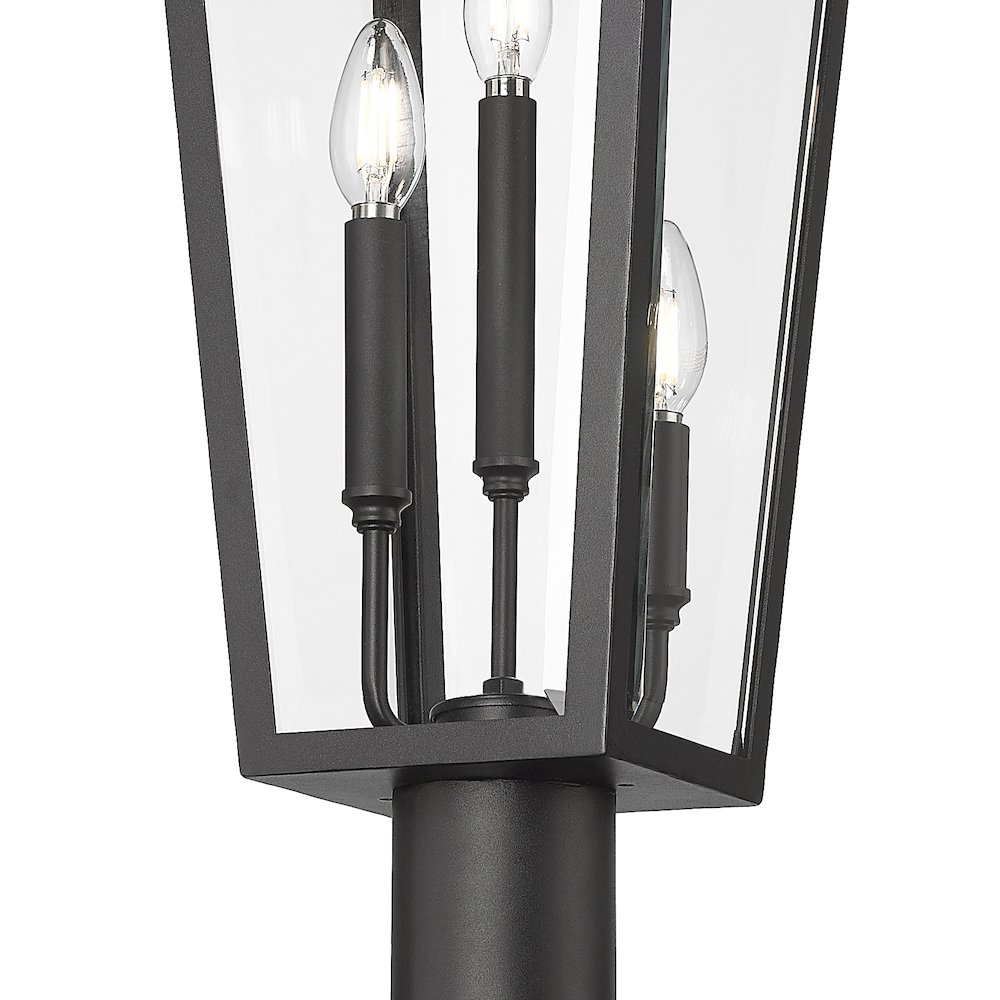 Z-Lite 3 Light Outdoor Post Mount Fixture. Picture 4
