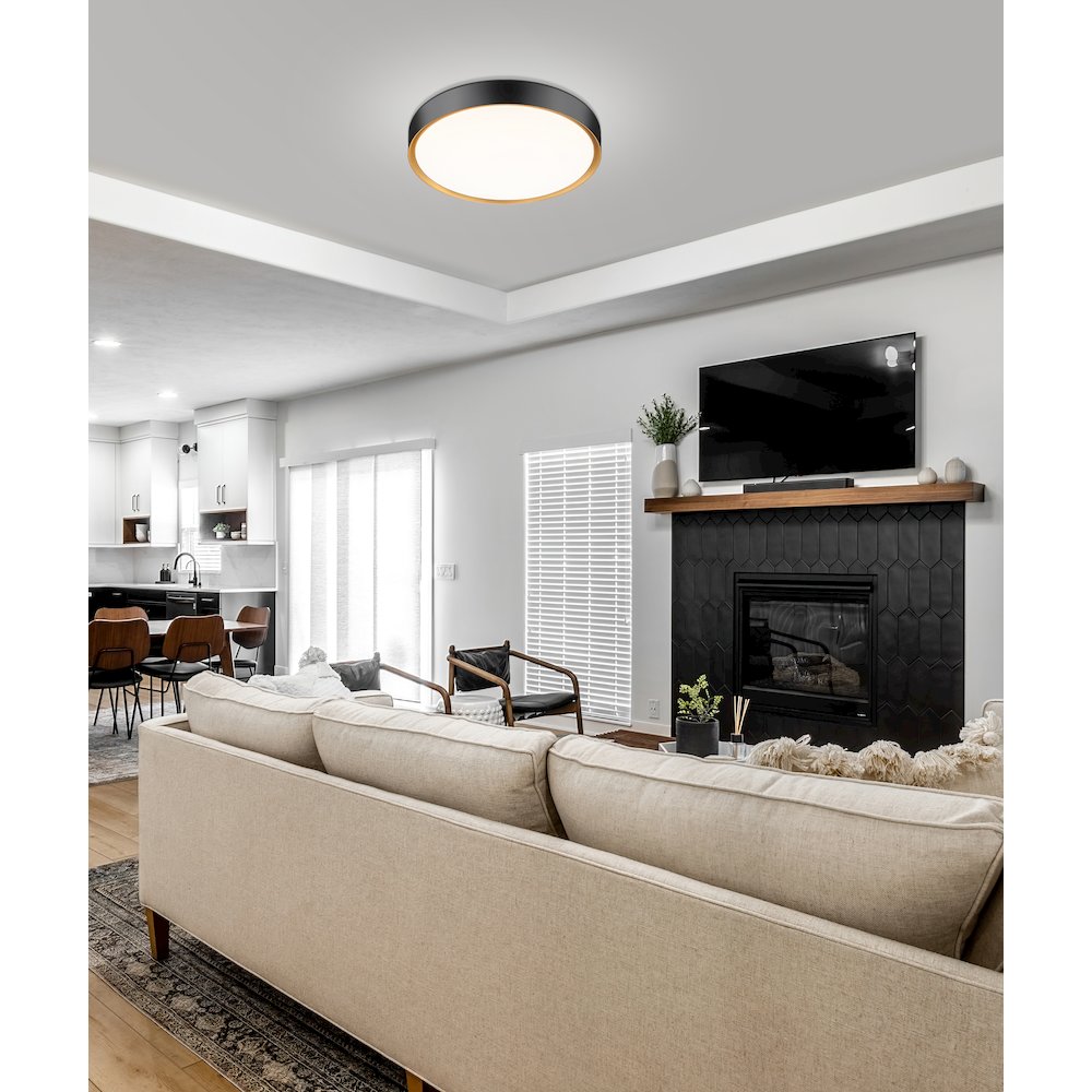 Z-Lite 1 Light Flush Mount. Picture 7