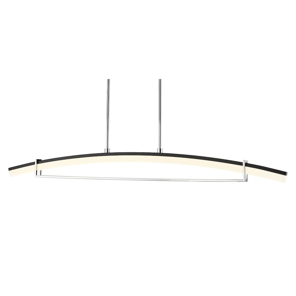 Z-Lite 1 Light Linear Chandelier. Picture 4