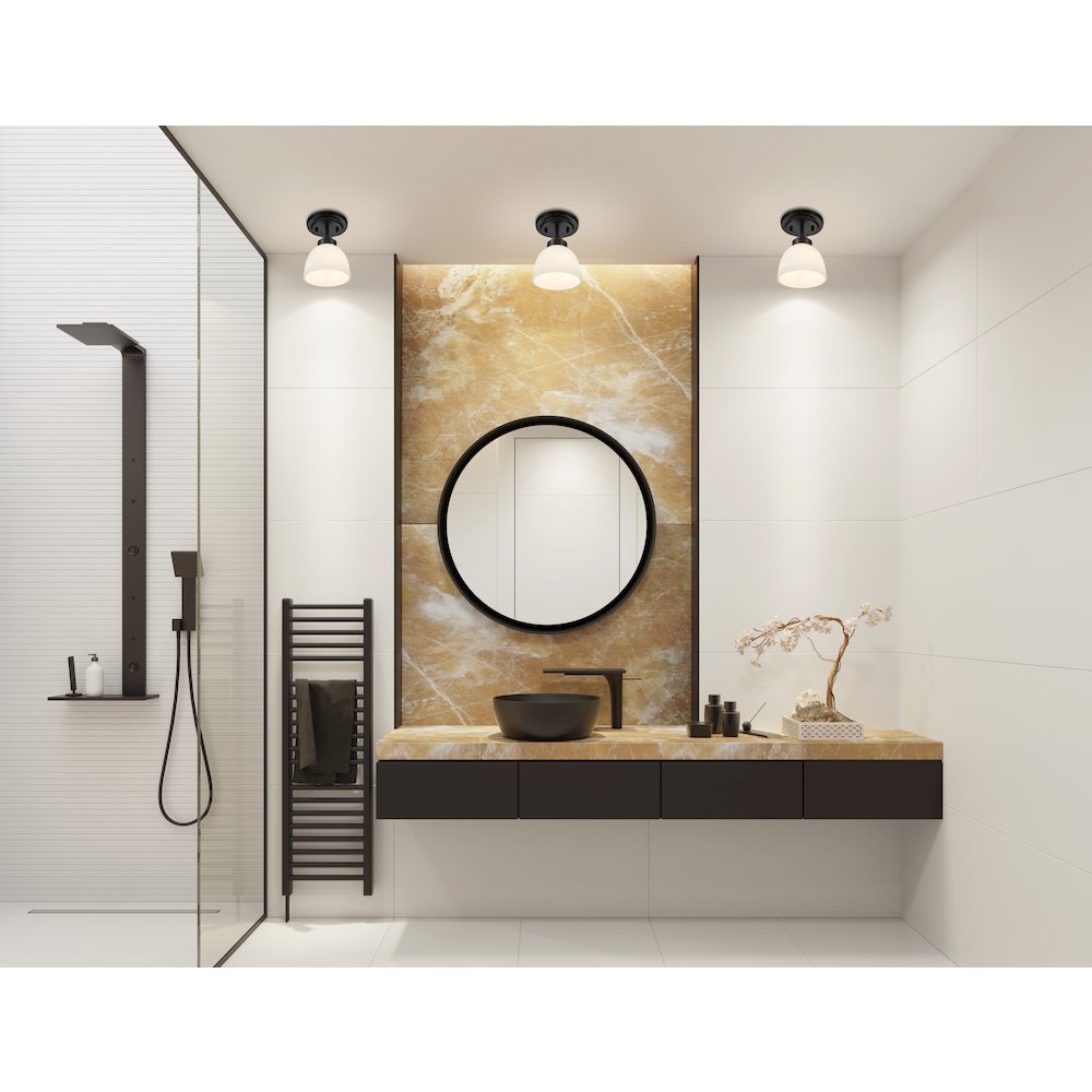 Z-Lite 1 Light Flush Mount. Picture 6