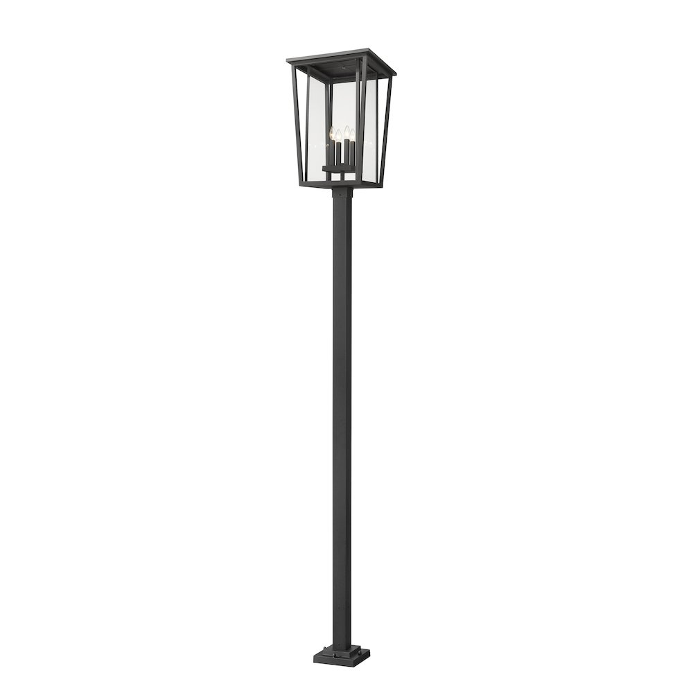 Z-Lite 4 Light Outdoor Post Mounted Fixture. Picture 1