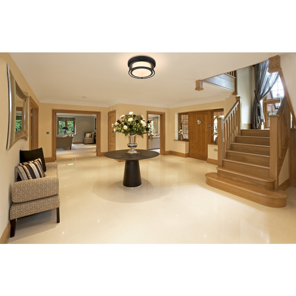 Z-Lite 3 Light Flush Mount. Picture 7