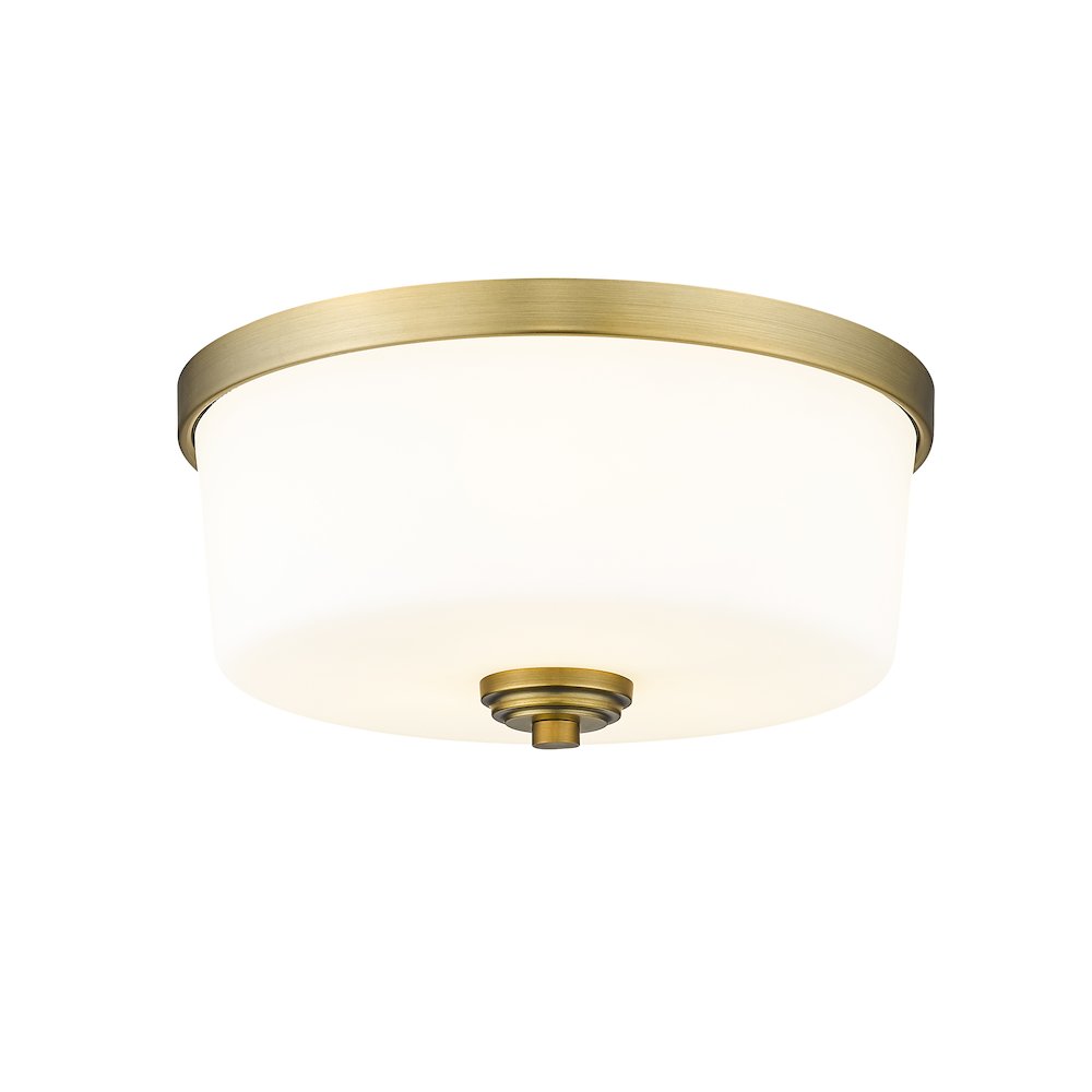 Z-Lite 3 Light Flush Mount. Picture 1