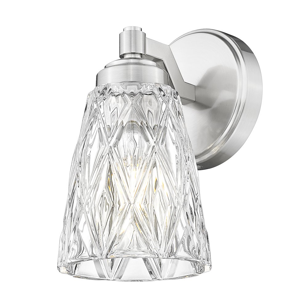 Z-Lite 1 Light Wall Sconce, Brushed Nickel. Picture 3