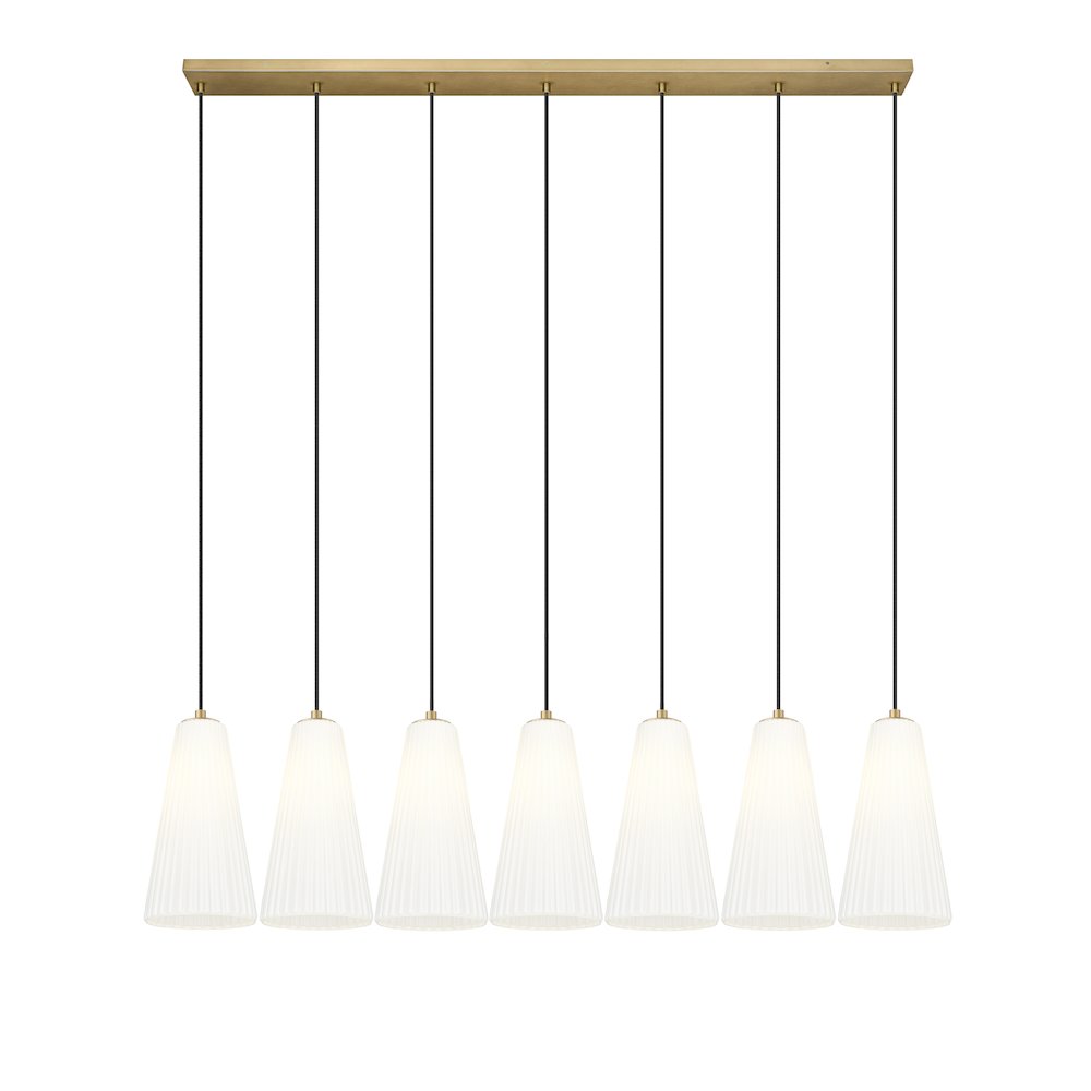 Z-Lite 7 Light Linear Chandelier. Picture 2