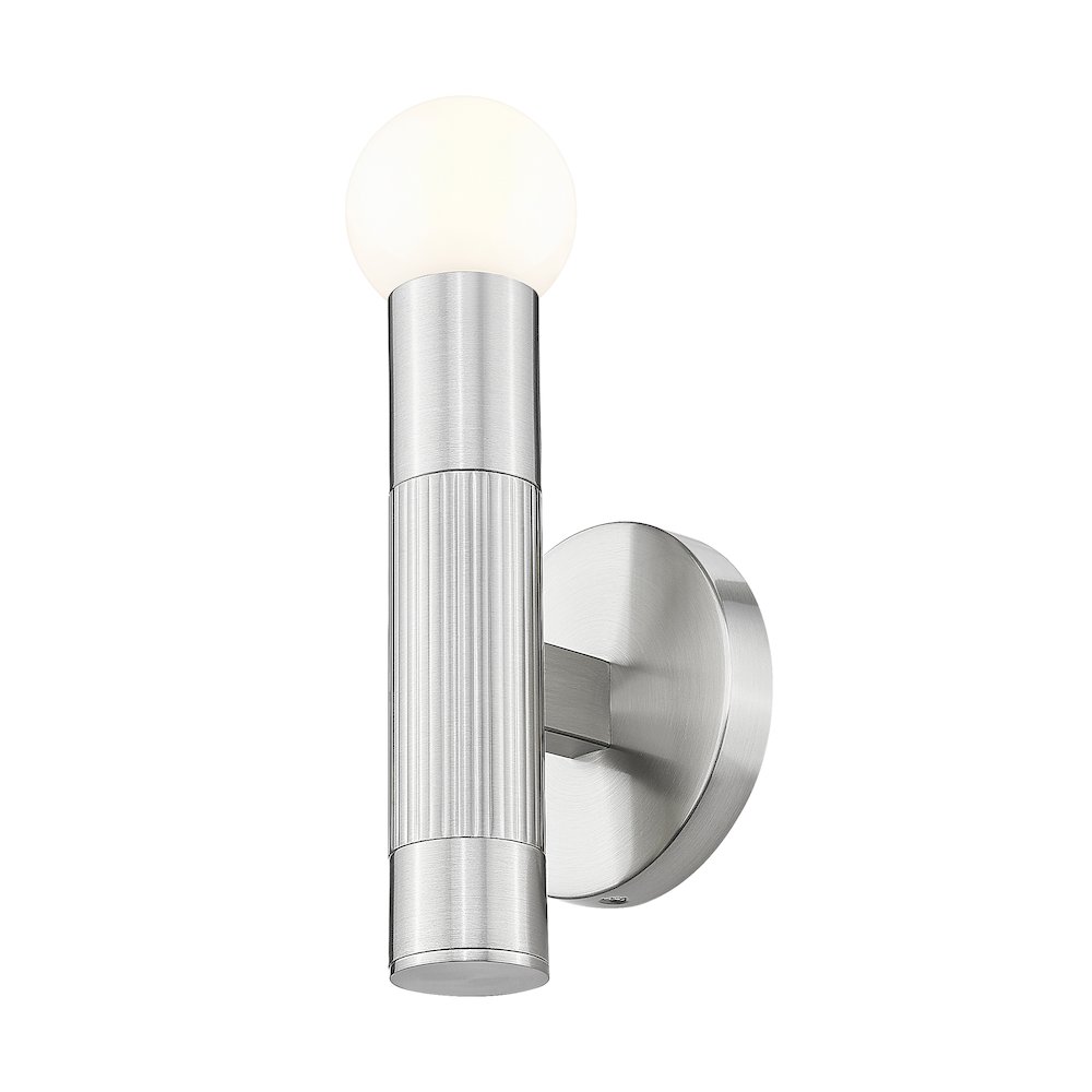 Z-Lite Stari 1 Light Wall Sconce in Brushed Nickel color, Steel frame. Picture 2