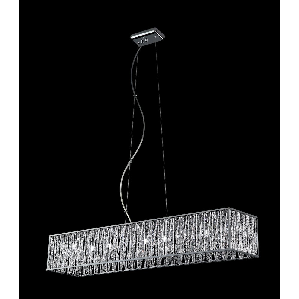 Z-Lite 9 Light Linear Chandelier. Picture 1