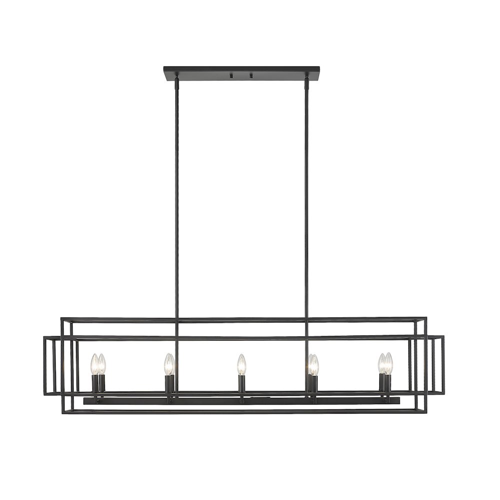 Z-Lite 10 Light Linear Chandelier. Picture 2