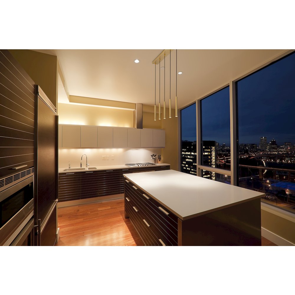 Z-Lite 5 Light Linear Chandelier. Picture 6