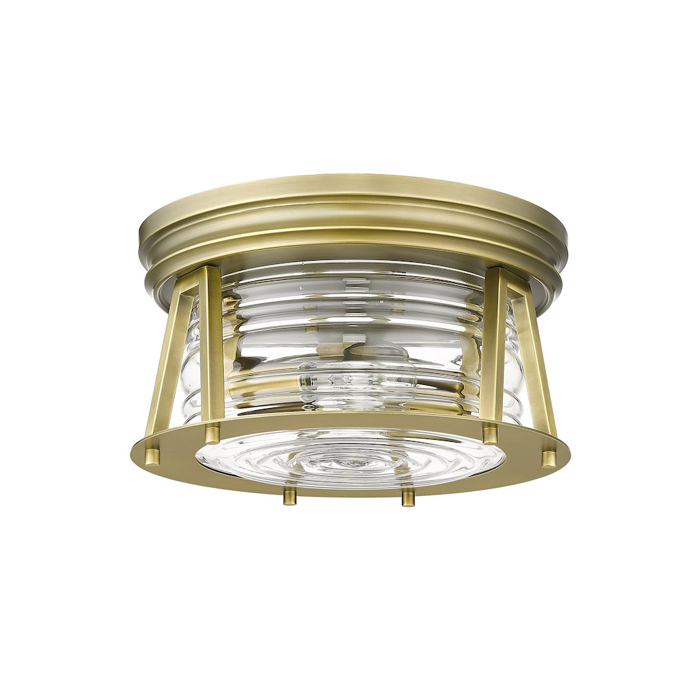 Z-Lite 2 Light Flush Mount. Picture 5