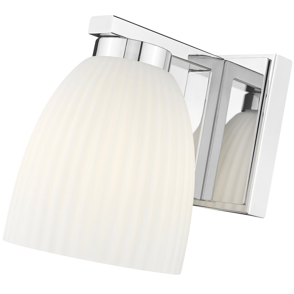 Z-Lite Naya 1 Light Wall Sconce in Chrome color, Steel frame. Picture 4