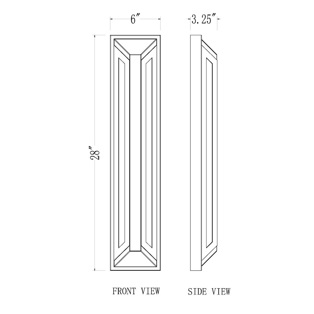 Z-Lite 2 Light Outdoor Wall Light, Sand Black. Picture 8
