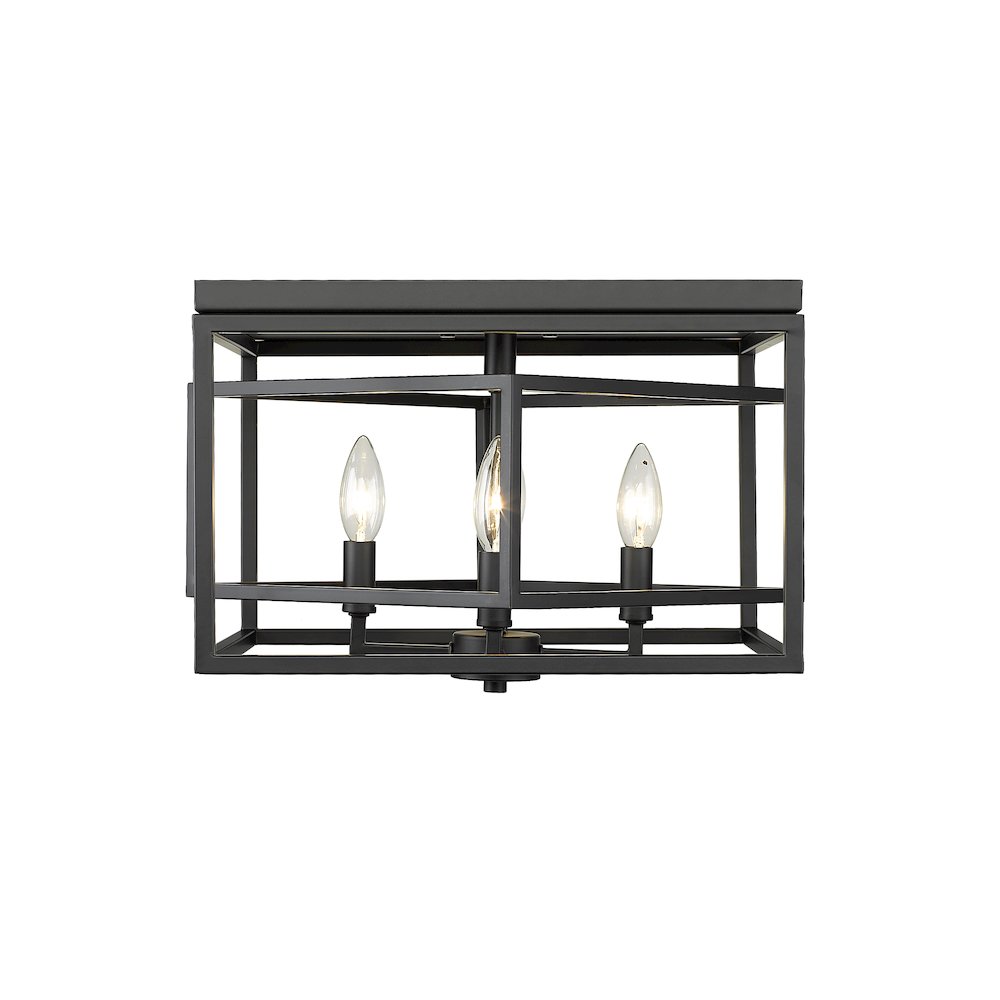 Z-Lite 4 Light Flush Mount. Picture 2