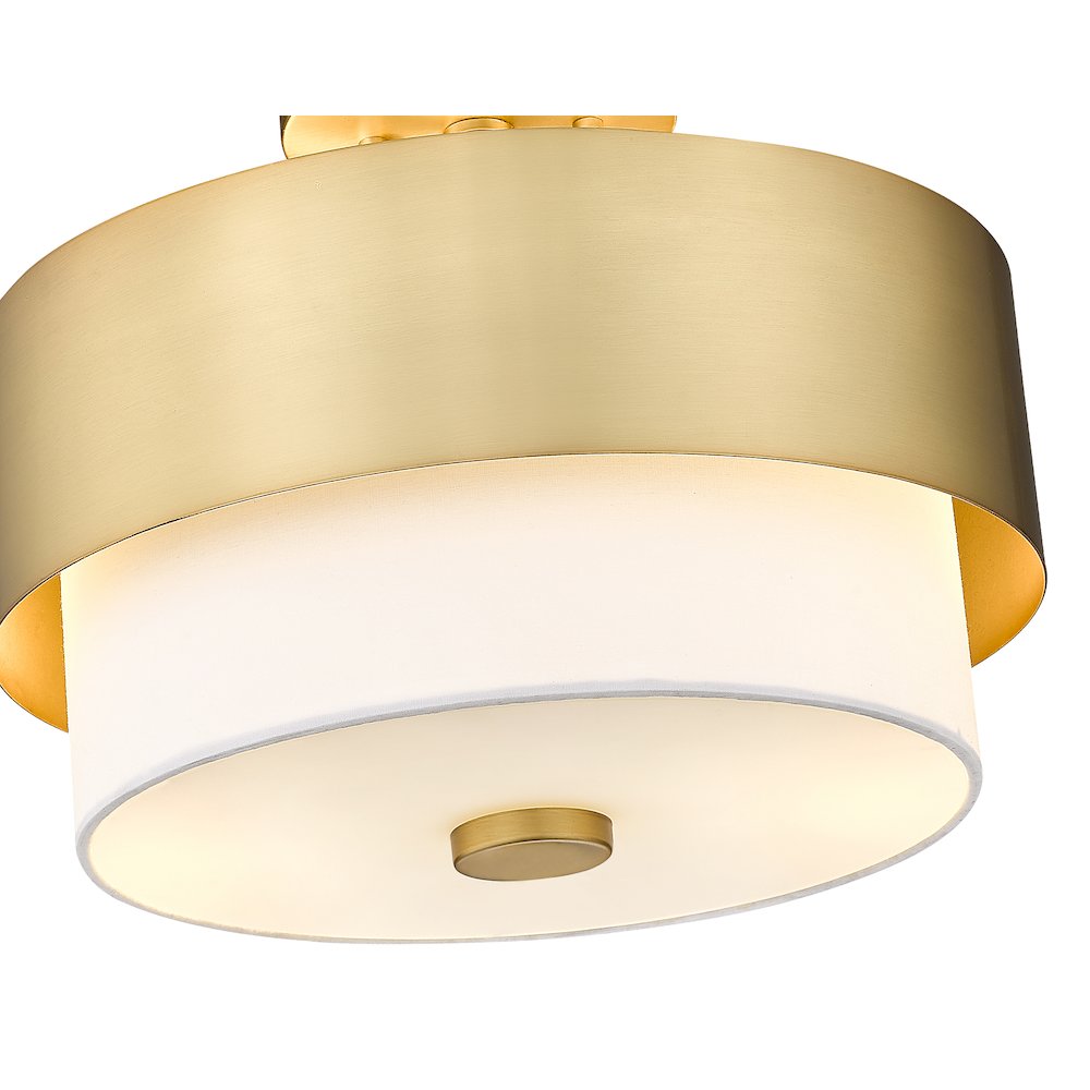 Z-Lite 2 Light Semi Flush Mount. Picture 4