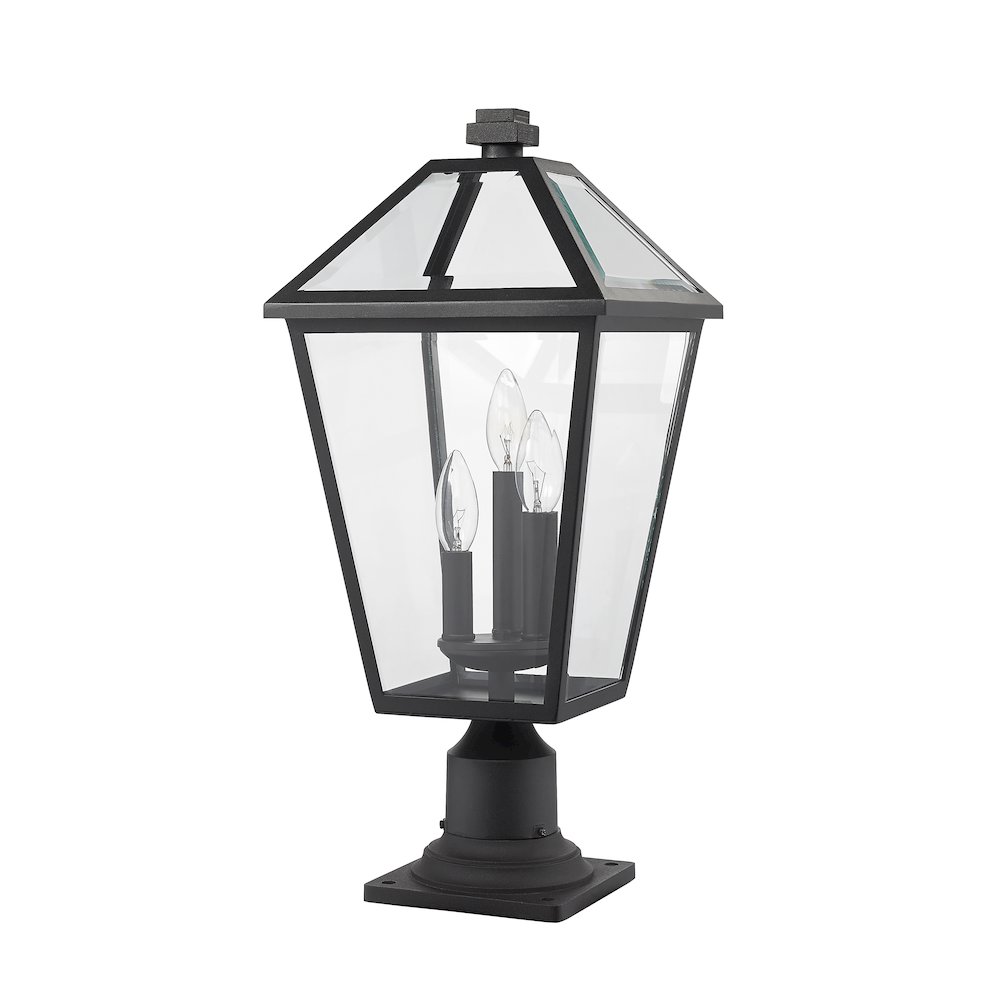 Z-Lite 3 Light Outdoor Pier Mounted Fixture. Picture 5