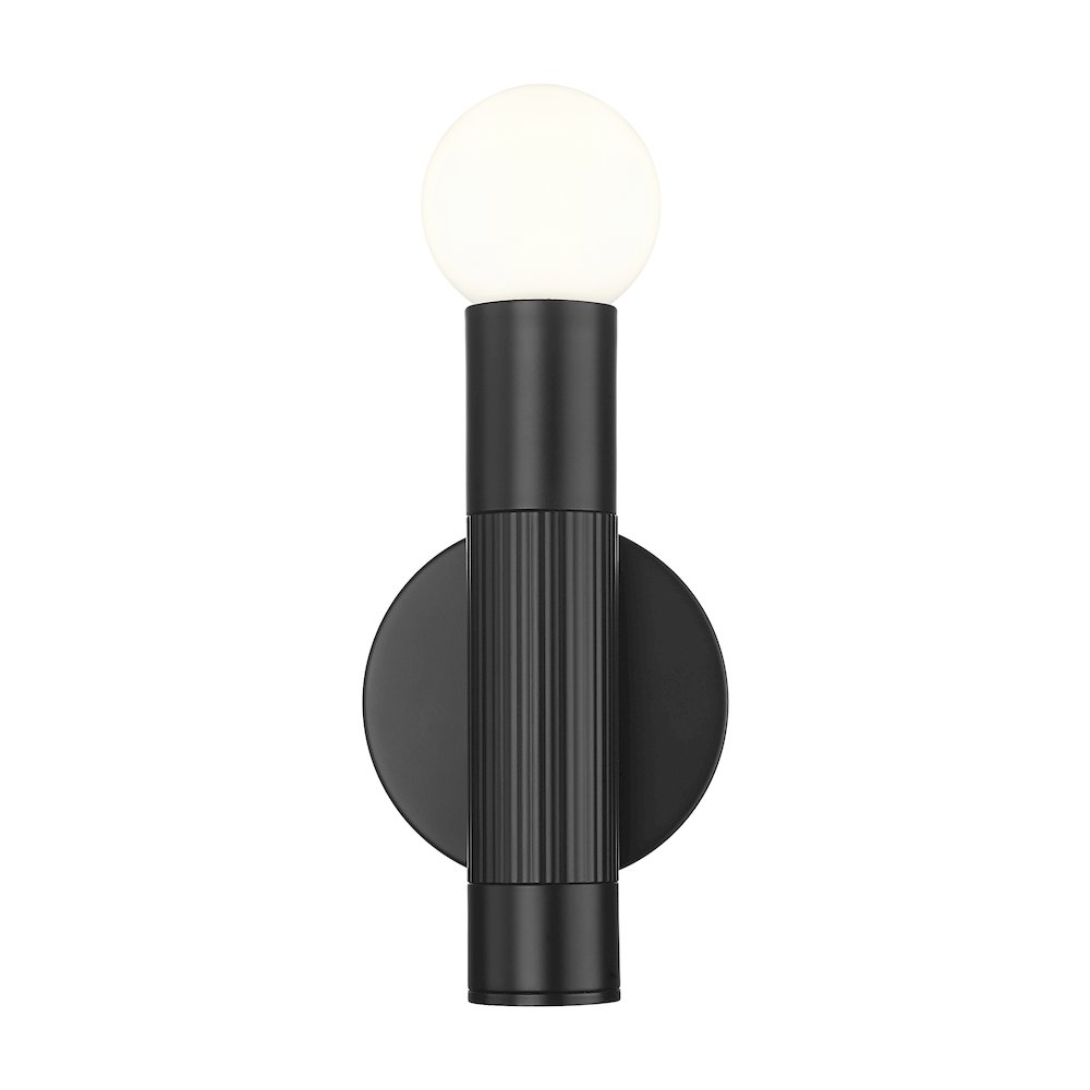 Z-Lite Stari 1 Light Wall Sconce in Matte Black color, Steel frame. Picture 3