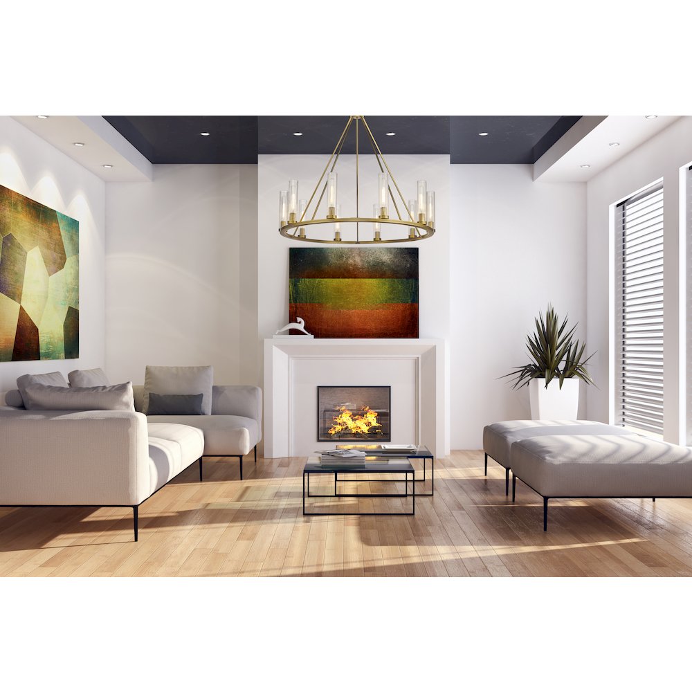 Z-Lite 10 Light Chandelier. Picture 6