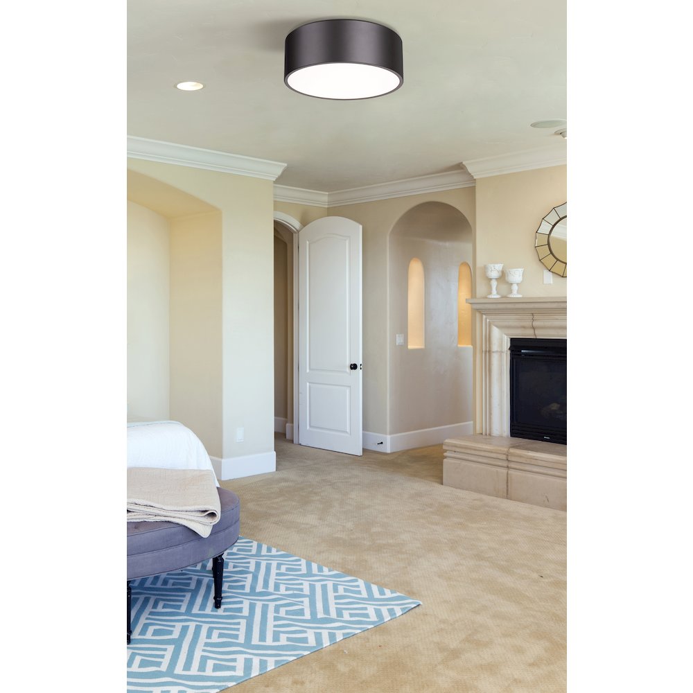 Z-Lite 3 Light Flush Mount. Picture 6