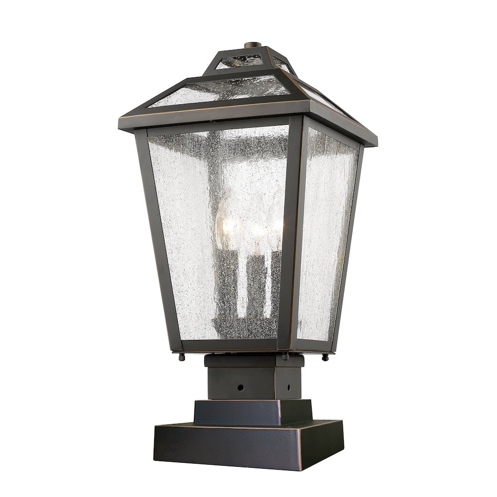 Z-Lite 3 Light Outdoor Pier Mounted Fixture. Picture 1