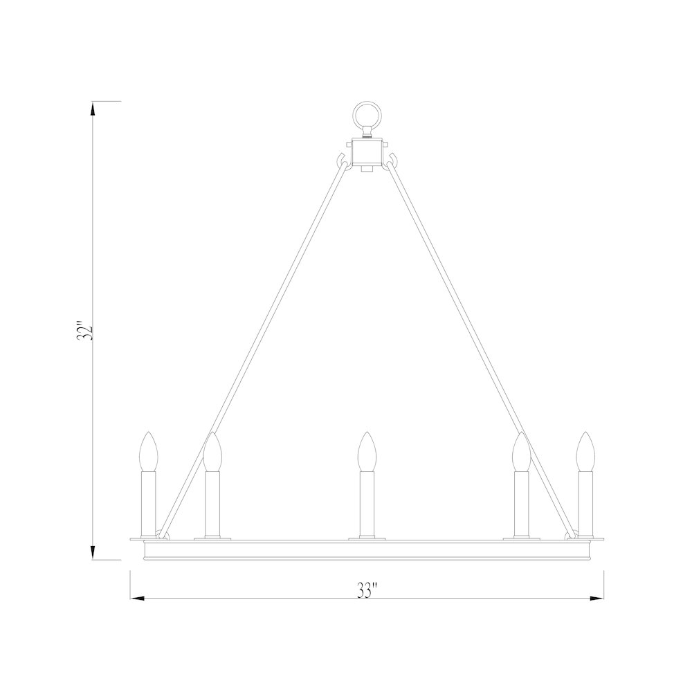 Z-Lite 8 Light Chandelier. Picture 8