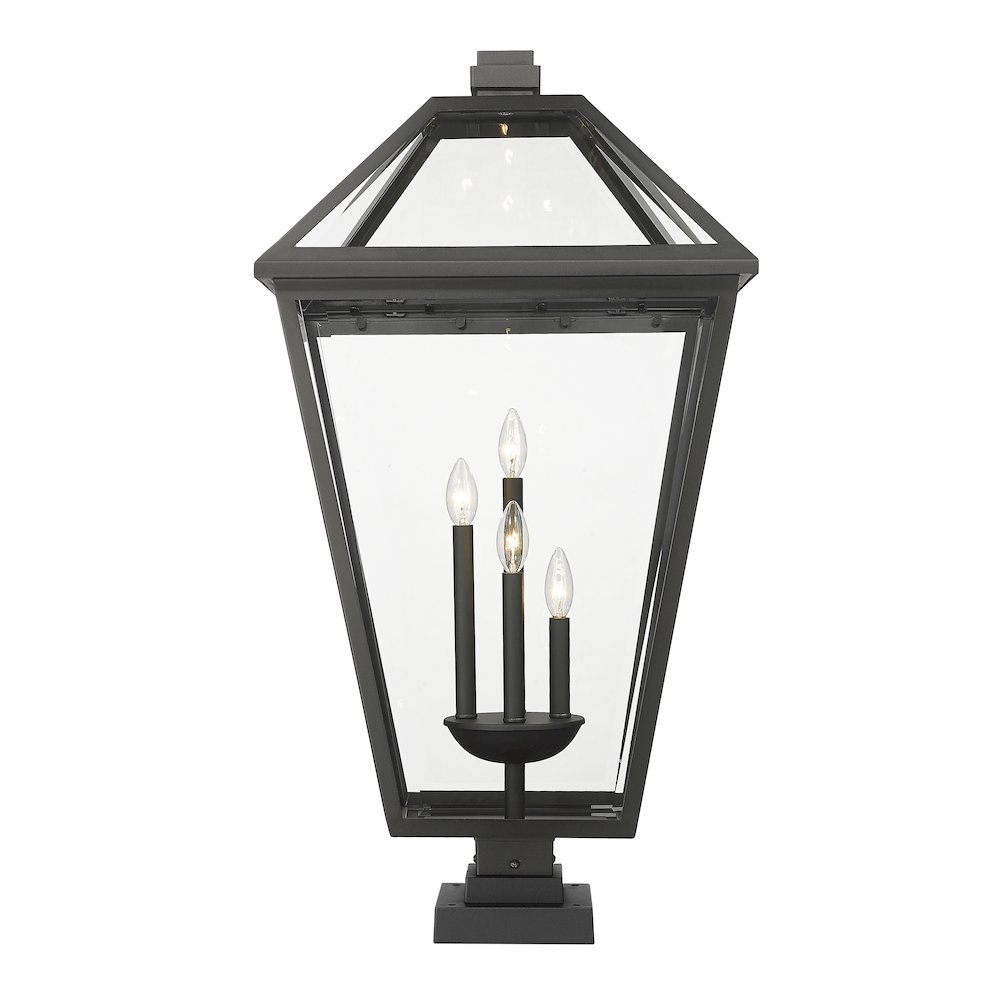 Z-Lite 4 Light Outdoor Pier Mounted Fixture. Picture 2