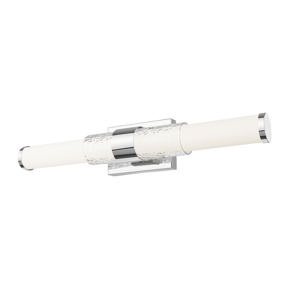 Z-Lite Egon 1 Light Vanity in Chrome color, Steel frame. Picture 2