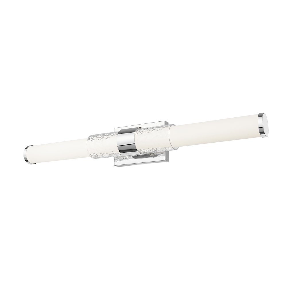 Z-Lite Egon 1 Light Vanity in Chrome color, Steel frame. Picture 2