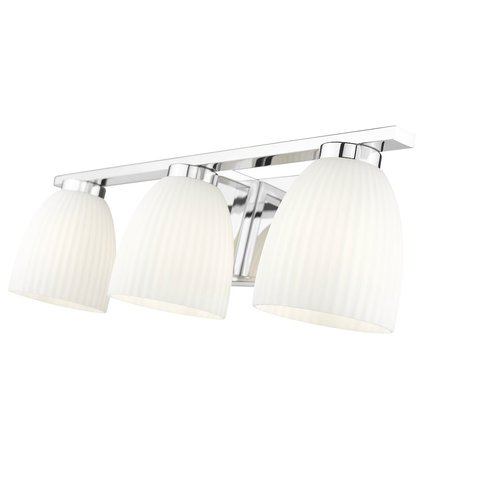 Z-Lite Naya 3 Light Vanity in Chrome color, Steel frame. Picture 4