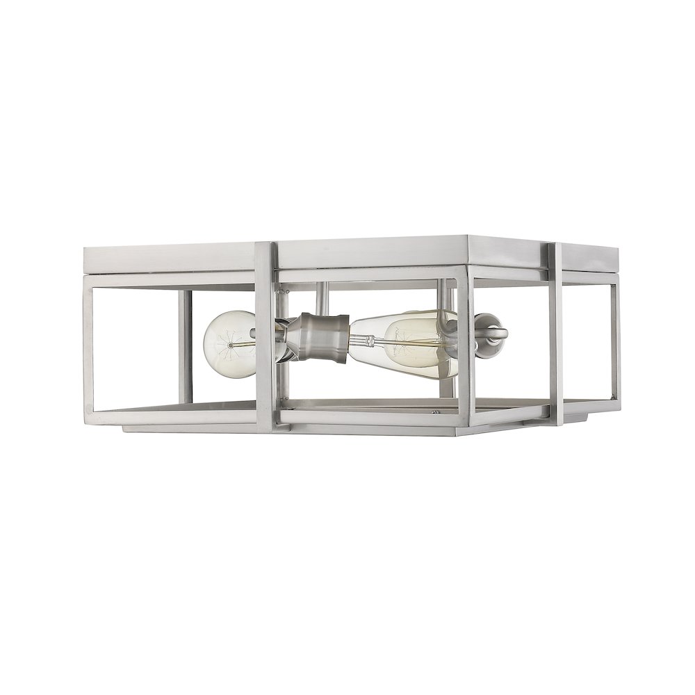 Z-Lite 3 Light Flush Mount. Picture 4