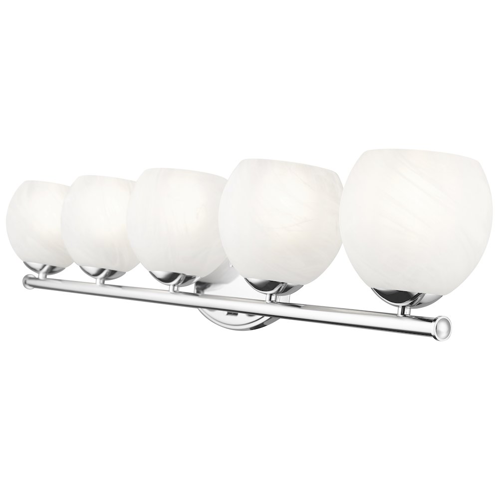 Z-Lite 5 Light Vanity, Chrome. Picture 4