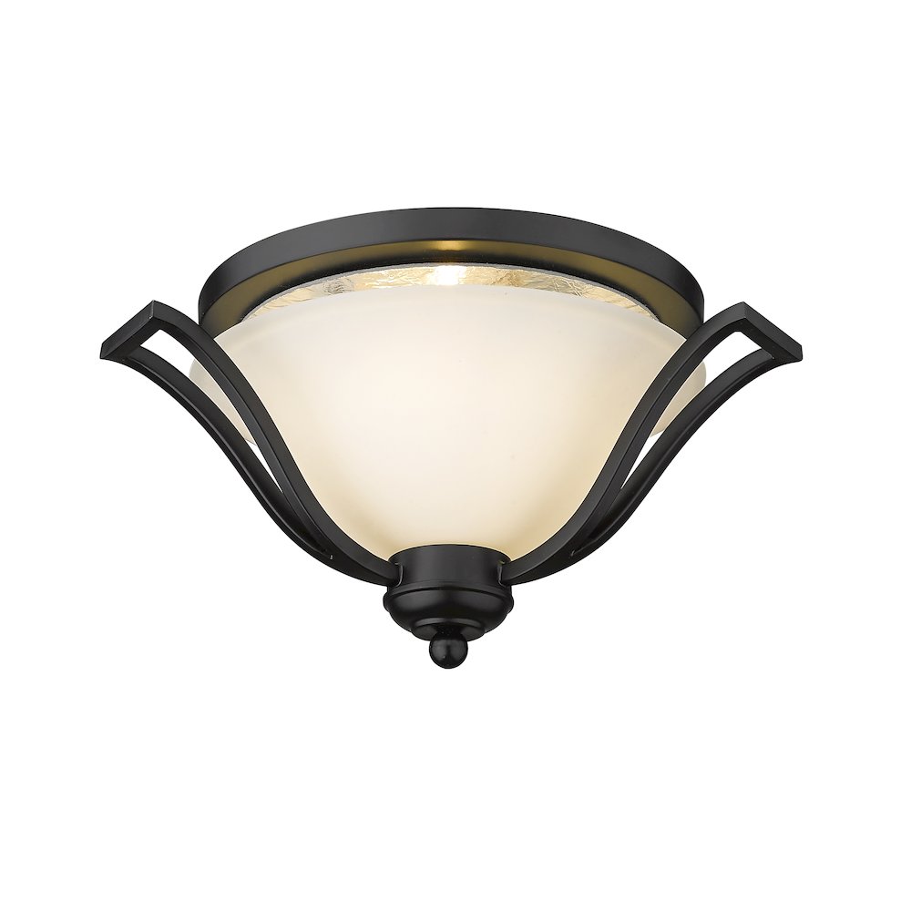 Z-Lite 3 Light Flush Mount. Picture 3