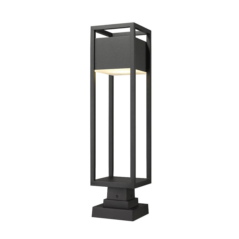 Z-Lite 1 Light Outdoor Pier Mounted Fixture. Picture 1
