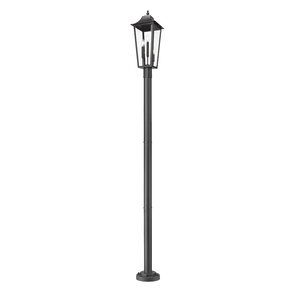 Z-Lite 3 Light Outdoor Post Mount Fixture. Picture 2
