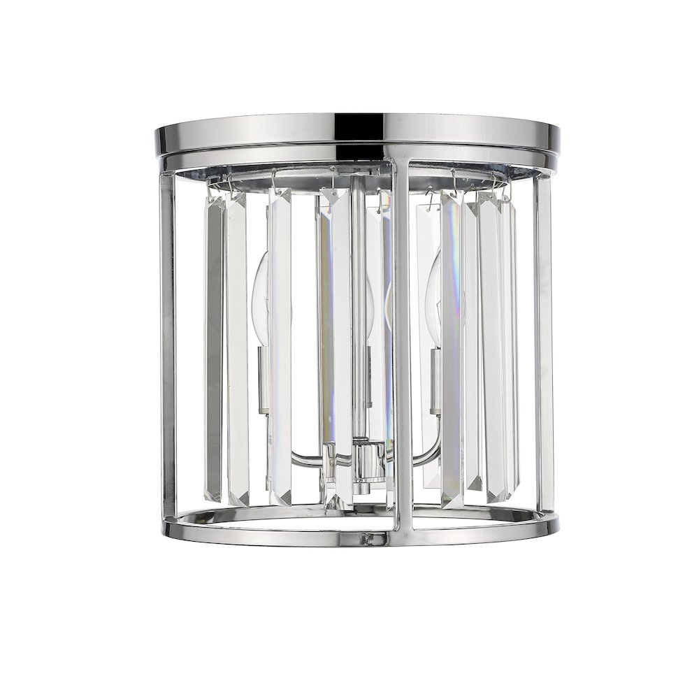 Z-Lite 3 Light Flush Mount. Picture 4
