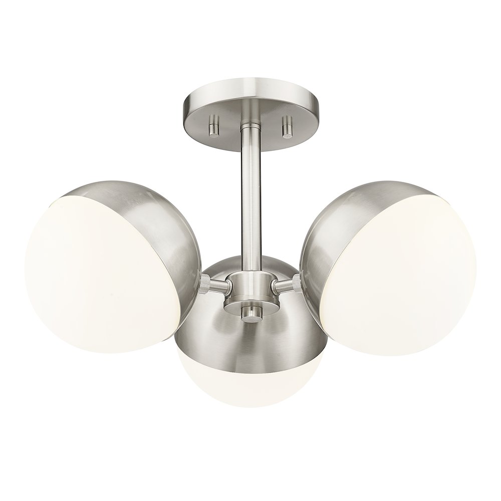 Z-Lite 3 Light Semi Flush Mount. Picture 2